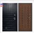 Дверь входная взломостойкая Сенатор ПЛЮС, цвет альберо блэк рисунок грань, панель - стандарт цвет орех темный Дверь входная взломостойкая Сенатор ПЛЮС, цвет альберо блэк рисунок грань, панель - стандарт цвет орех темный