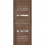 Межкомнатная дверь UniLine 30027 с зеркалом (Серый велюр)