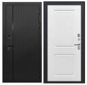 Дверь Luxor-45 ФЛ-677 (10мм, белый матовый)