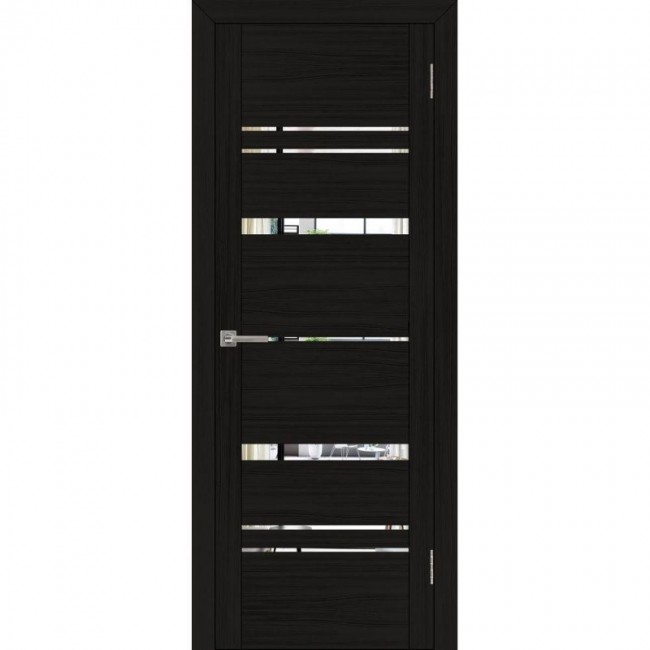 Межкомнатная дверь UniLine 30027 с зеркалом (Шоко велюр) Межкомнатная дверь UniLine 30027 с зеркалом (Шоко велюр)