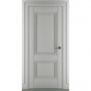 Межкомнатная дверь экошпон Венеция B1 ДГ (Матовый серый)