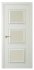 Межкомнатная дверь Mадрид 3 (ст.белое матовое)  Эмаль серый шелк
