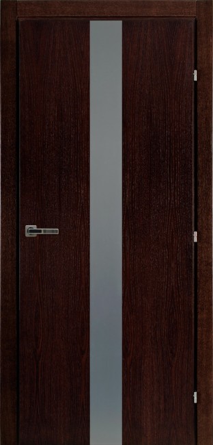 Дверь 73.06 ДО 21- 9, стекло Lacobel (Мореный дуб)