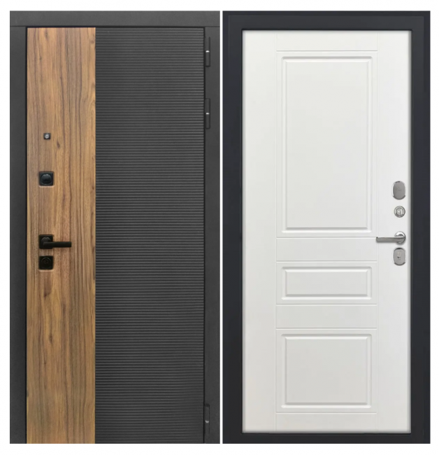 Дверь Luxor-46 - ФЛ-707 (10мм, белый софт)