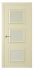 Межкомнатная дверь Mадрид 3 (ст.белое матовое)  Эмаль шампань Межкомнатная дверь Mадрид 3 (ст.белое матовое)  Эмаль шампань
