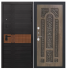 Дверь Luxor-49 - Д-19 (16мм, Грецкий орех + черная патина винорит) Дверь Luxor-49 - Д-19 (16мм, Грецкий орех + черная патина винорит)