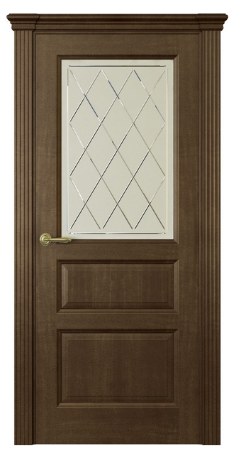 Межкомнатная дверь Марсель (ст.ромб) Каштан Межкомнатная дверь Марсель (ст.ромб) Каштан