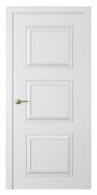 Межкомнатная дверь Mадрид 3 (глухая) Эмаль белый шелк