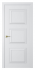 Межкомнатная дверь Mадрид 3 (глухая) Эмаль белый шелк