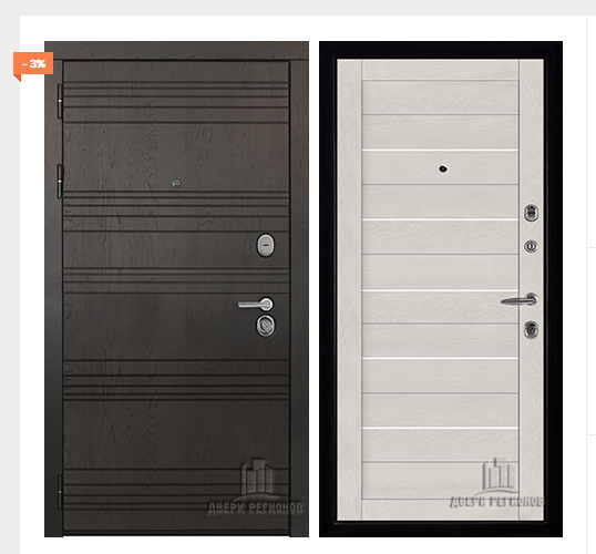 Дверь входная со сменными панелями Министр, цвет горький шоколад,  панель - light 2127 цвет бьянка soft