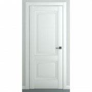 Межкомнатная дверь экошпон Венеция B2 ДГ (Матовый белый)