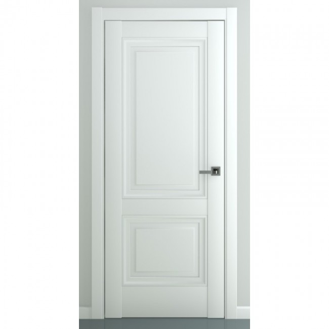 Межкомнатная дверь экошпон Венеция B2 ДГ (Матовый белый) Межкомнатная дверь экошпон Венеция B2 ДГ (Матовый белый)