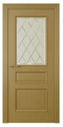 Межкомнатная дверь Milano-1 (ст.ромб) Дуб золотой
