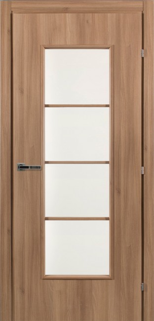 Дверь CPL 50.40 ДО 21- 9, стекло Матовое (Меди-акация)