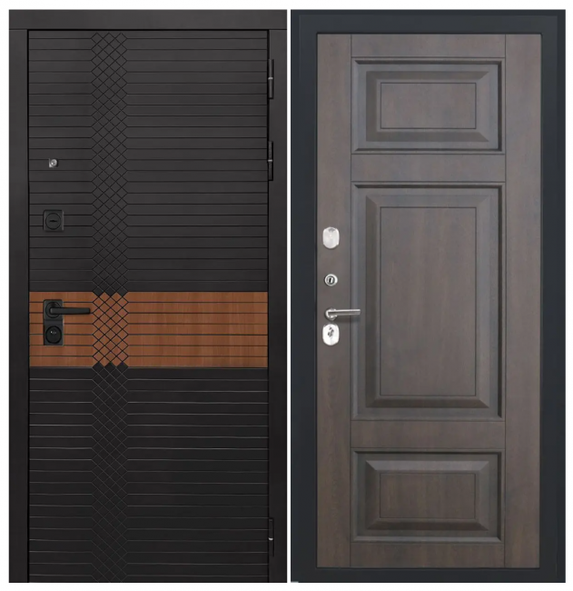 Дверь Luxor-49 - ФЛ-659 (12мм, nussbaum+черная патина винорит) Дверь Luxor-49 - ФЛ-659 (12мм, nussbaum+черная патина винорит)