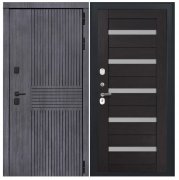 Дверь Берген - СБ-1 (ст. белое, 16мм, венге)