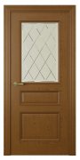 Межкомнатная дверь Milano-1 (ст.ромб) Дуб шоколад