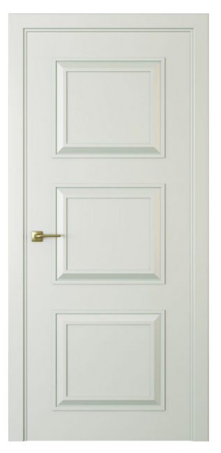 Межкомнатная дверь Mадрид 3 (глухая)  Эмаль серый шелк Межкомнатная дверь Mадрид 3 (глухая)  Эмаль серый шелк