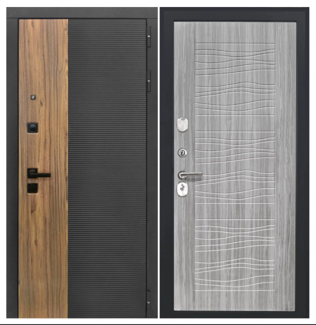 Дверь Luxor-46 - ФЛ-259 (10мм, дуб с пилением)