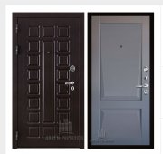 Дверь входная взломостойкая Сенатор стандарт, цвет венге, панель - perfecto цвет серый бархат Дверь входная взломостойкая Сенатор стандарт, цвет венге, панель - perfecto цвет серый бархат
