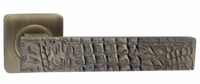 Ручка дв."Crocodile - Кожа крокодила", бронза ант.мат. Ручка дв."Crocodile - Кожа крокодила", бронза ант.мат.