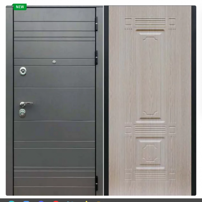 Дверь Премиум Роял 2 Дуб беленый Дверь Премиум Роял 2 Дуб беленый