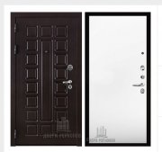 Дверь входная взломостойкая Сенатор стандарт, цвет венге, панель - aurum цвет аляска гладкая Дверь входная взломостойкая Сенатор стандарт, цвет венге, панель - aurum цвет аляска гладкая