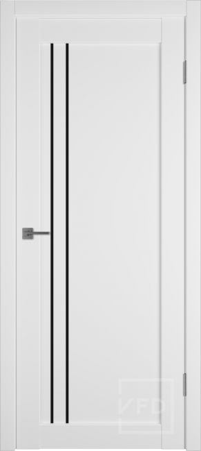 Межкомнатная дверь EMALEX 33 стекло черн. | EMALEX ICE