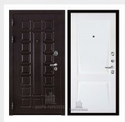 Дверь входная взломостойкая Сенатор стандарт, цвет венге, панель - perfecto цвет белый бархат Дверь входная взломостойкая Сенатор стандарт, цвет венге, панель - perfecto цвет белый бархат