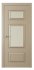 Межкомнатная дверь Mадрид 4 (ст.белое матовое)  Эмаль латте