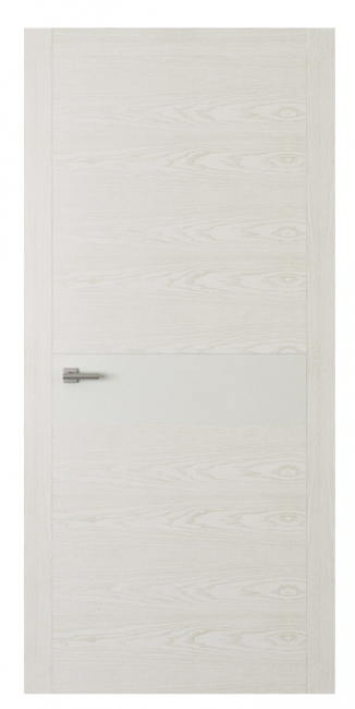 Межкомнатная дверь De Vesta 5 (ст.белое)  Ясень белоснежный