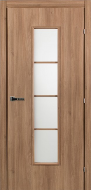 Дверь CPL 50.66 ДО 21- 9, стекло Сатин (Меди-акация)