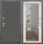 Дверь ZMD Лофт графит Зеркало стандарт Сандал светлый