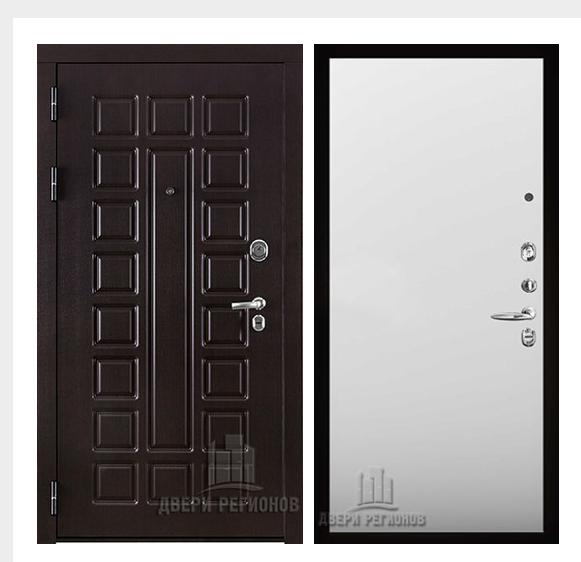 Дверь входная взломостойкая Сенатор стандарт, цвет венге, панель - aurum цвет манхэттен гладкий