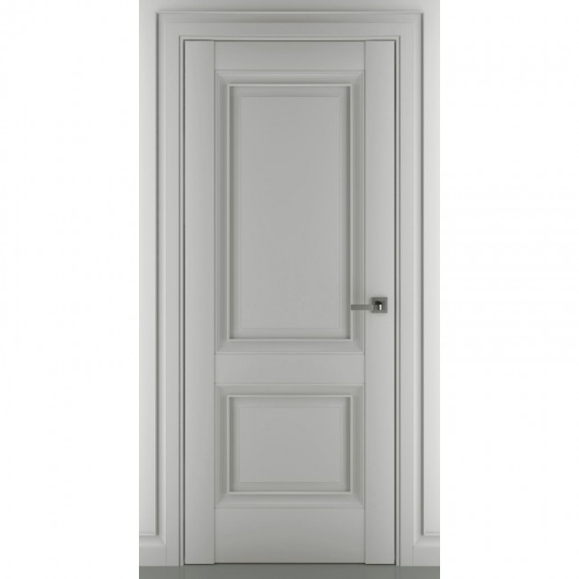 Межкомнатная дверь экошпон Венеция B3 ДГ (Матовый серый)