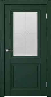 Межкомнатная дверь Decanto ПДО 1 ДО (Зеленый бархат)