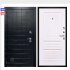 Дверь входная взломостойкая Сенатор ПЛЮС, цвет альберо блэк рисунок грань,  панель - милан цвет ясень жемчуг