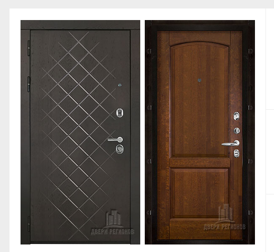 Дверь входная Президент Люкс зеркало, цвет горький шоколад,  панель - фоборг цвет античный орех