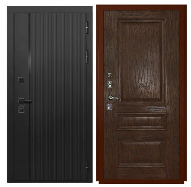 Дверь Luxor-45 Фараон-2 (16мм, мореный дуб)